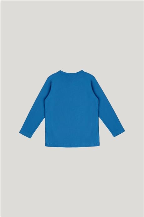 Nebbati Erkek Çocuk Mavi T-Shirt
