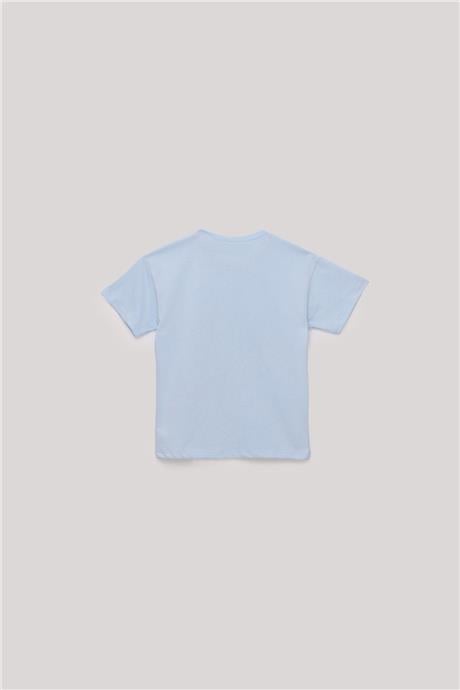 Nebbati Erkek Çocuk Mavi T-Shirt