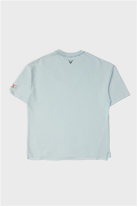 Nebbati Erkek Çocuk Mavi T-Shirt