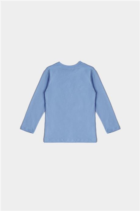 Nebbati Erkek Çocuk Mavi T-Shirt