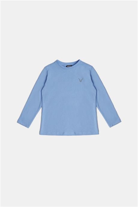 Nebbati Erkek Çocuk Mavi T-Shirt