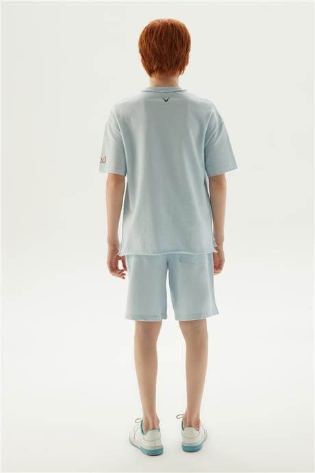 Nebbati Erkek Çocuk Mavi T-Shirt