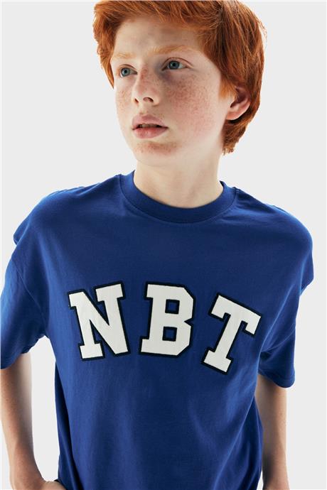 Nebbati Erkek Çocuk Mavi T-Shirt