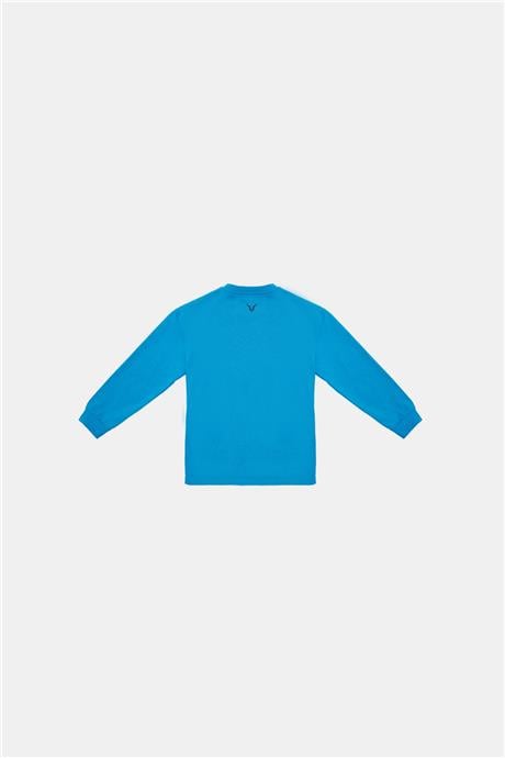 Nebbati Erkek Çocuk Mavi T-Shirt