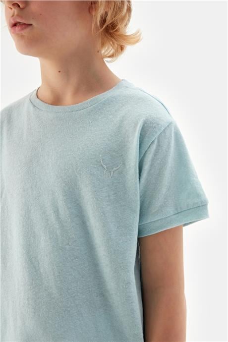 Nebbati Erkek Çocuk Mavi Tshirt