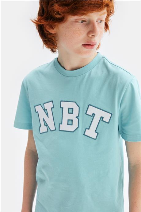 Nebbati Erkek Çocuk Mavi Tshirt
