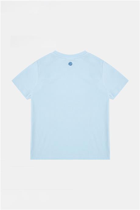 Nebbati Erkek Çocuk Mavi Tshirt