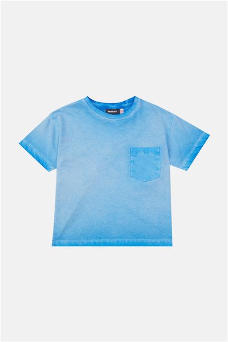 Nebbati Erkek Çocuk Mavi Tshirt
