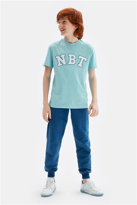 Nebbati Erkek Çocuk Mavi Tshirt