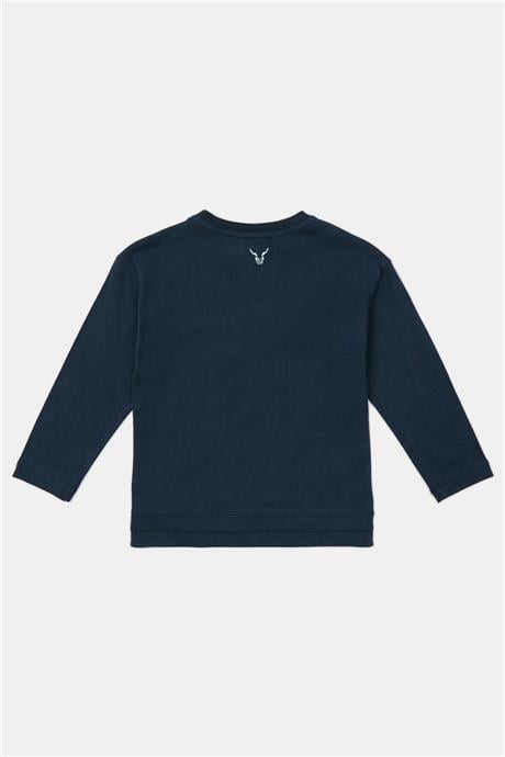 Nebbati Erkek Çocuk Mavi Tshirt