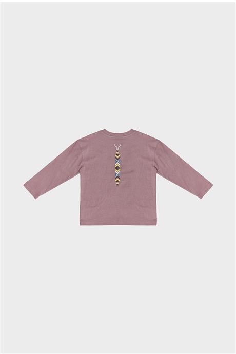 Nebbati Erkek Çocuk Mor T-Shirt