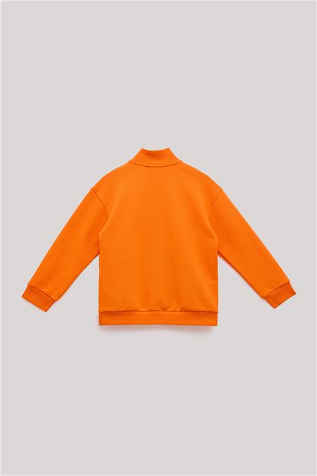 Nebbati Erkek Çocuk Oranj Sweatshirt