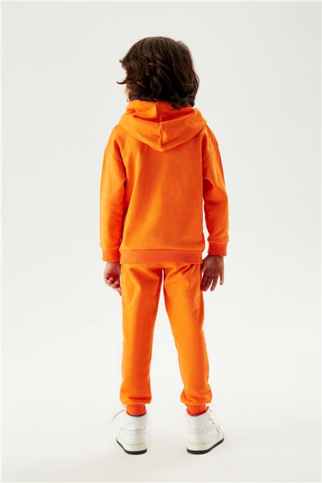Nebbati Erkek Çocuk Oranj Sweatshirt