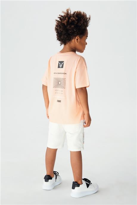 Nebbati Erkek Çocuk Oranj T-Shirt