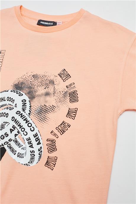 Nebbati Erkek Çocuk Oranj T-Shirt