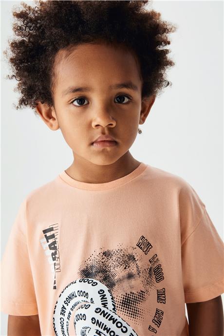 Nebbati Erkek Çocuk Oranj T-Shirt