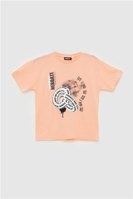 Nebbati Erkek Çocuk Oranj T-Shirt