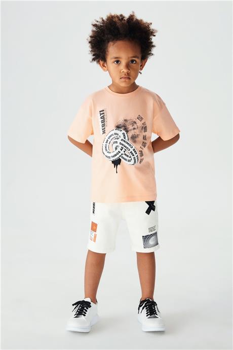 Nebbati Erkek Çocuk Oranj T-Shirt