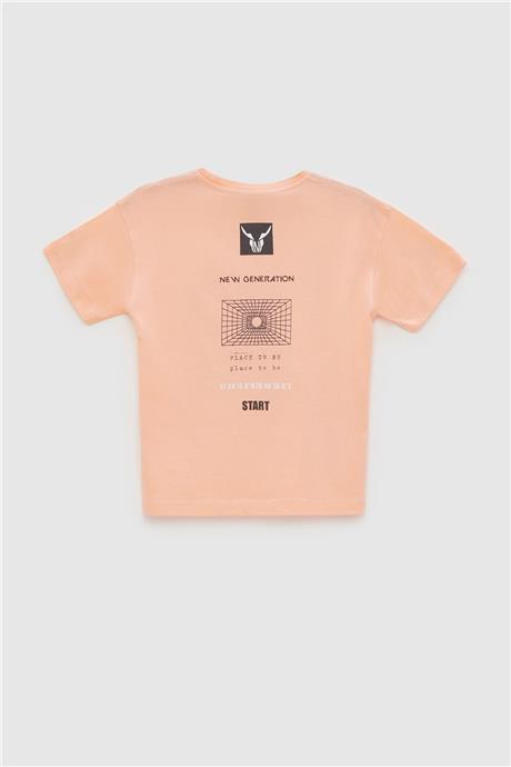 Nebbati Erkek Çocuk Oranj T-Shirt
