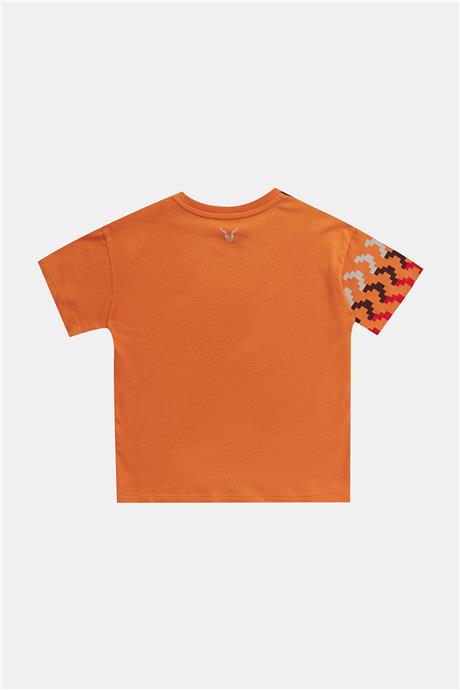 Nebbati Erkek Çocuk Oranj Tshirt
