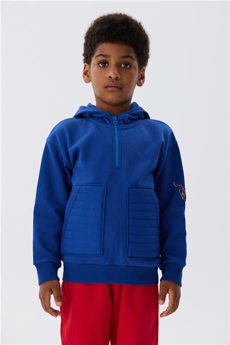 Nebbati Erkek Çocuk Saks Sweatshirt