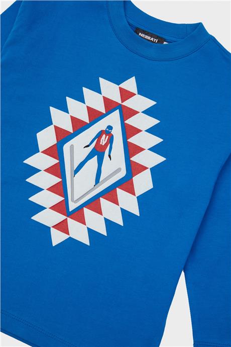 Nebbati Erkek Çocuk Saks T-Shirt