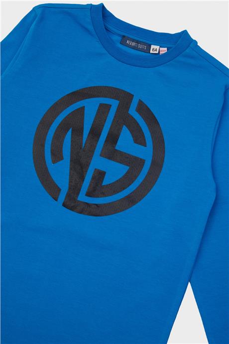 Nebbati Erkek Çocuk Saks T-Shirt