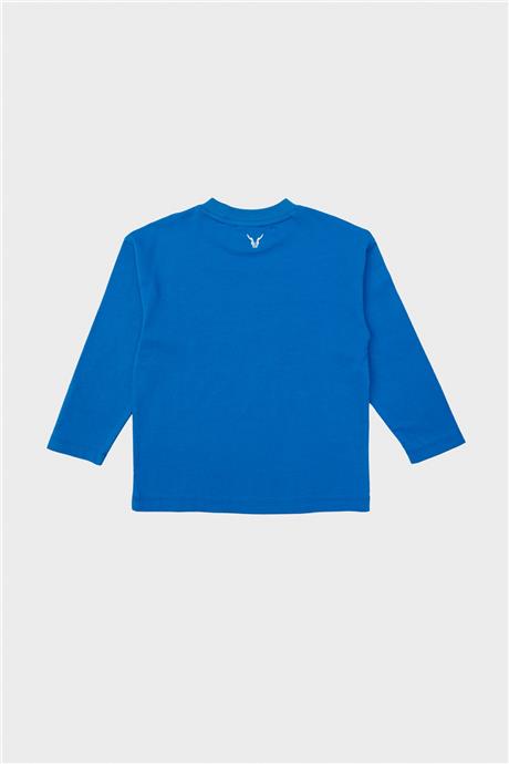Nebbati Erkek Çocuk Saks T-Shirt