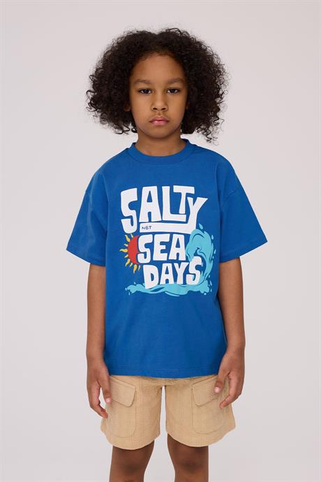 Nebbati Erkek Çocuk Saks TshirtNebbati Erkek Çocuk Saks Tshirt