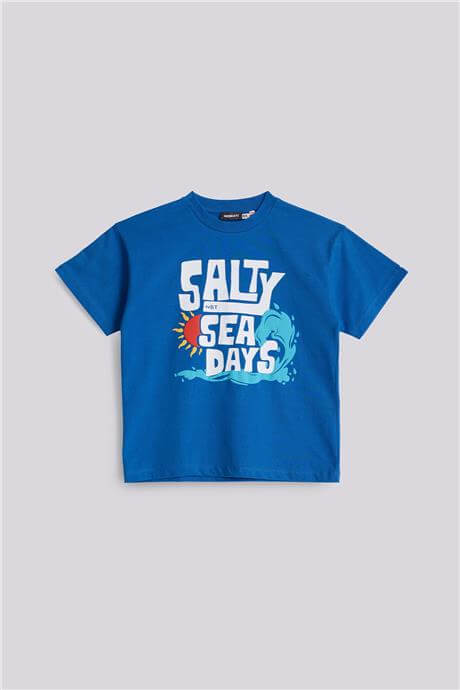 Nebbati Erkek Çocuk Saks TshirtNebbati Erkek Çocuk Saks Tshirt