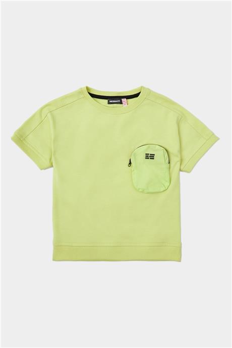 Nebbati Erkek Çocuk Sarı Sweatshirt