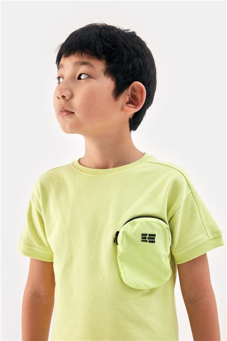 Nebbati Erkek Çocuk Sarı Sweatshirt