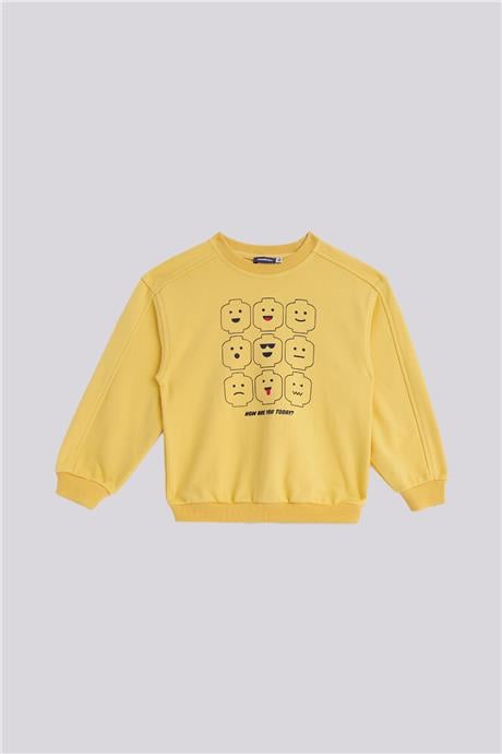 Nebbati Boy Yellow SweatshirtNebbati Boy Yellow Sweatshirt