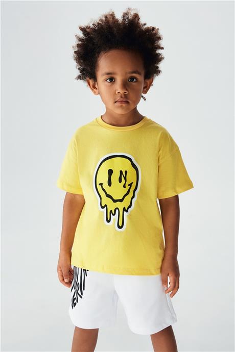 Nebbati Erkek Çocuk Sarı T-Shirt