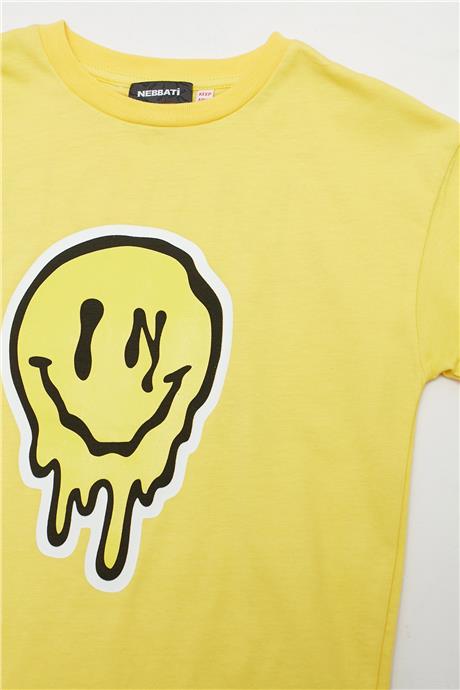 Nebbati Erkek Çocuk Sarı T-Shirt