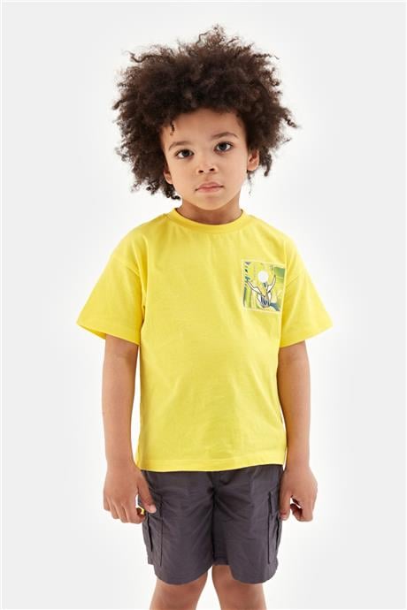 Nebbati Erkek Çocuk Sarı Tshirt