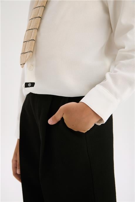 Nebbati Boy Black TrousersNebbati Boy Black Trousers