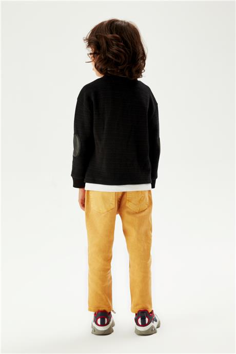 Nebbati Erkek Çocuk Siyah Sweatshirt