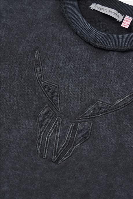 Nebbati Erkek Çocuk Siyah Sweatshirt