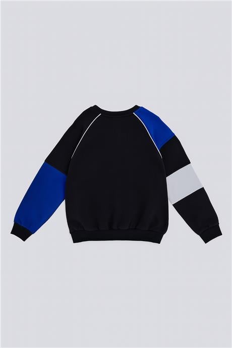 Nebbati Erkek Çocuk Siyah SweatshirtNebbati Erkek Çocuk Siyah Sweatshirt