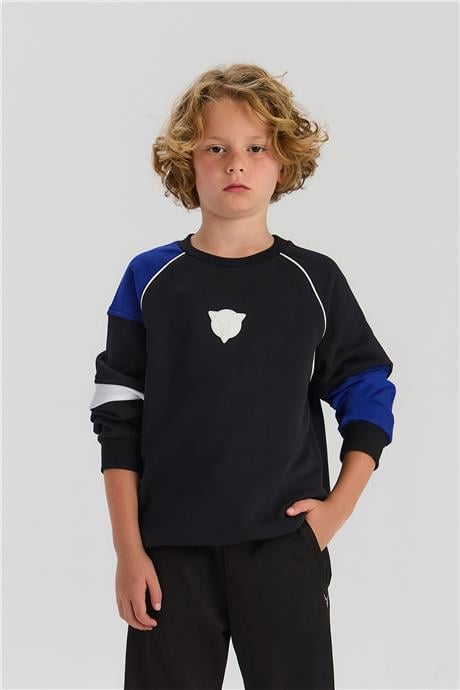 Nebbati Erkek Çocuk Siyah SweatshirtNebbati Erkek Çocuk Siyah Sweatshirt