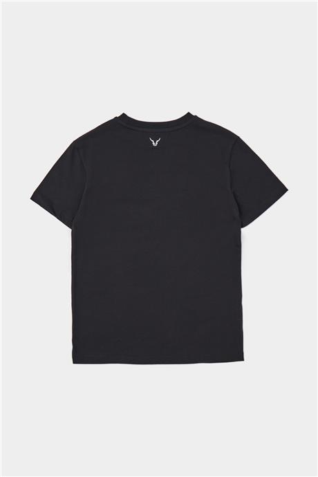 Nebbati Erkek Çocuk Siyah Tshirt