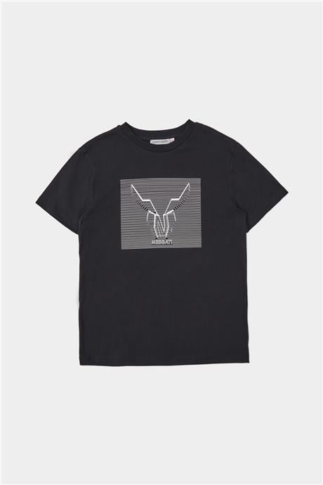 Nebbati Erkek Çocuk Siyah Tshirt