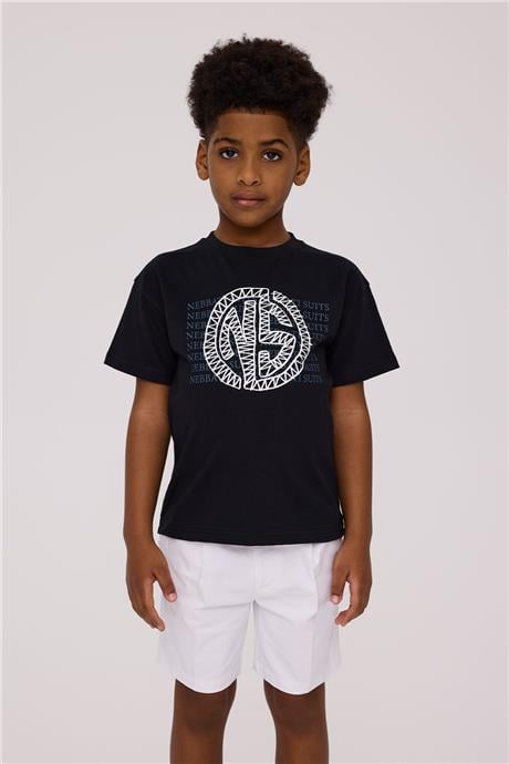 Nebbati Erkek Çocuk Siyah TshirtNebbati Erkek Çocuk Siyah Tshirt