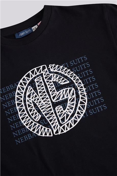 Nebbati Erkek Çocuk Siyah TshirtNebbati Erkek Çocuk Siyah Tshirt