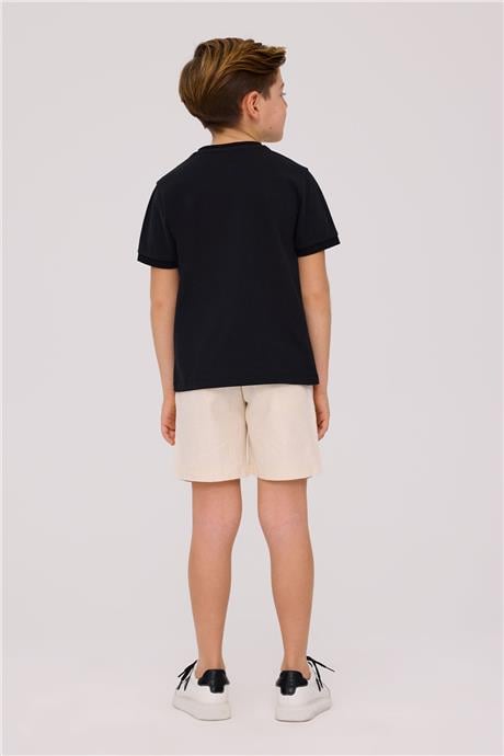Nebbati Erkek Çocuk Siyah TshirtNebbati Erkek Çocuk Siyah Tshirt
