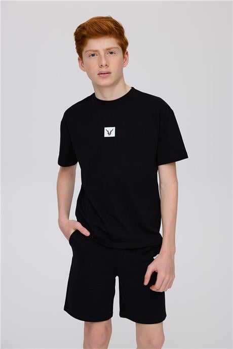 Nebbati Erkek Çocuk Siyah TshirtNebbati Erkek Çocuk Siyah Tshirt