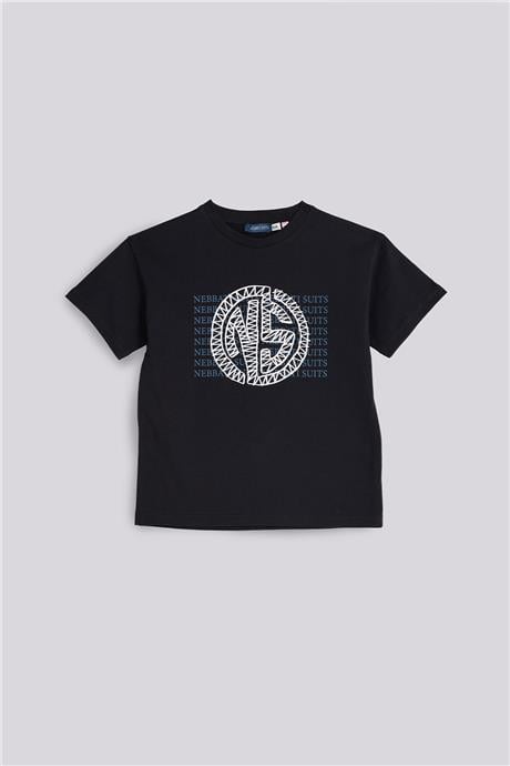 Nebbati Erkek Çocuk Siyah TshirtNebbati Erkek Çocuk Siyah Tshirt