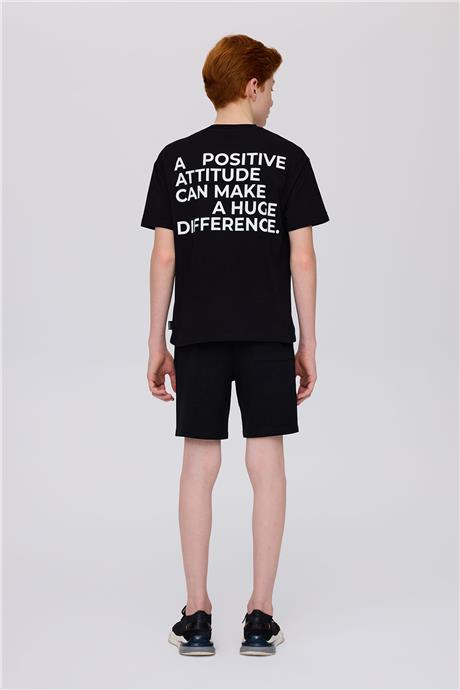 Nebbati Erkek Çocuk Siyah TshirtNebbati Erkek Çocuk Siyah Tshirt