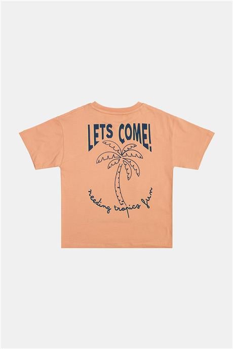 Nebbati Erkek Çocuk Somon Tshirt